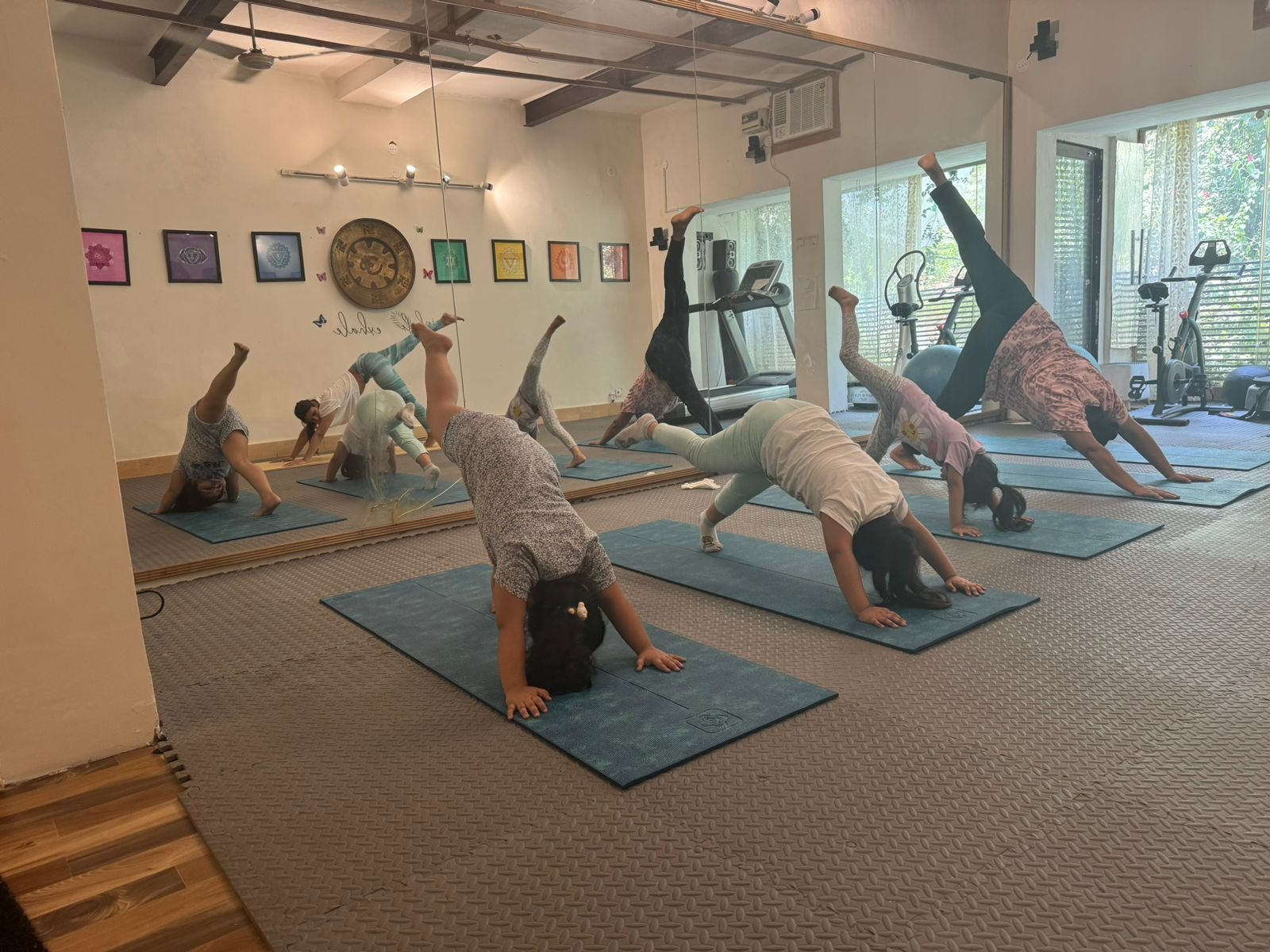 The importance of kids and parents doing yoga together